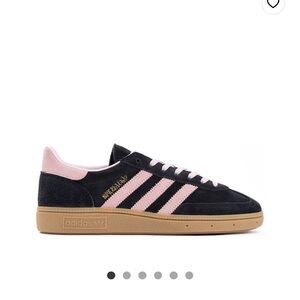 Adidas Black and Pink Footwear
